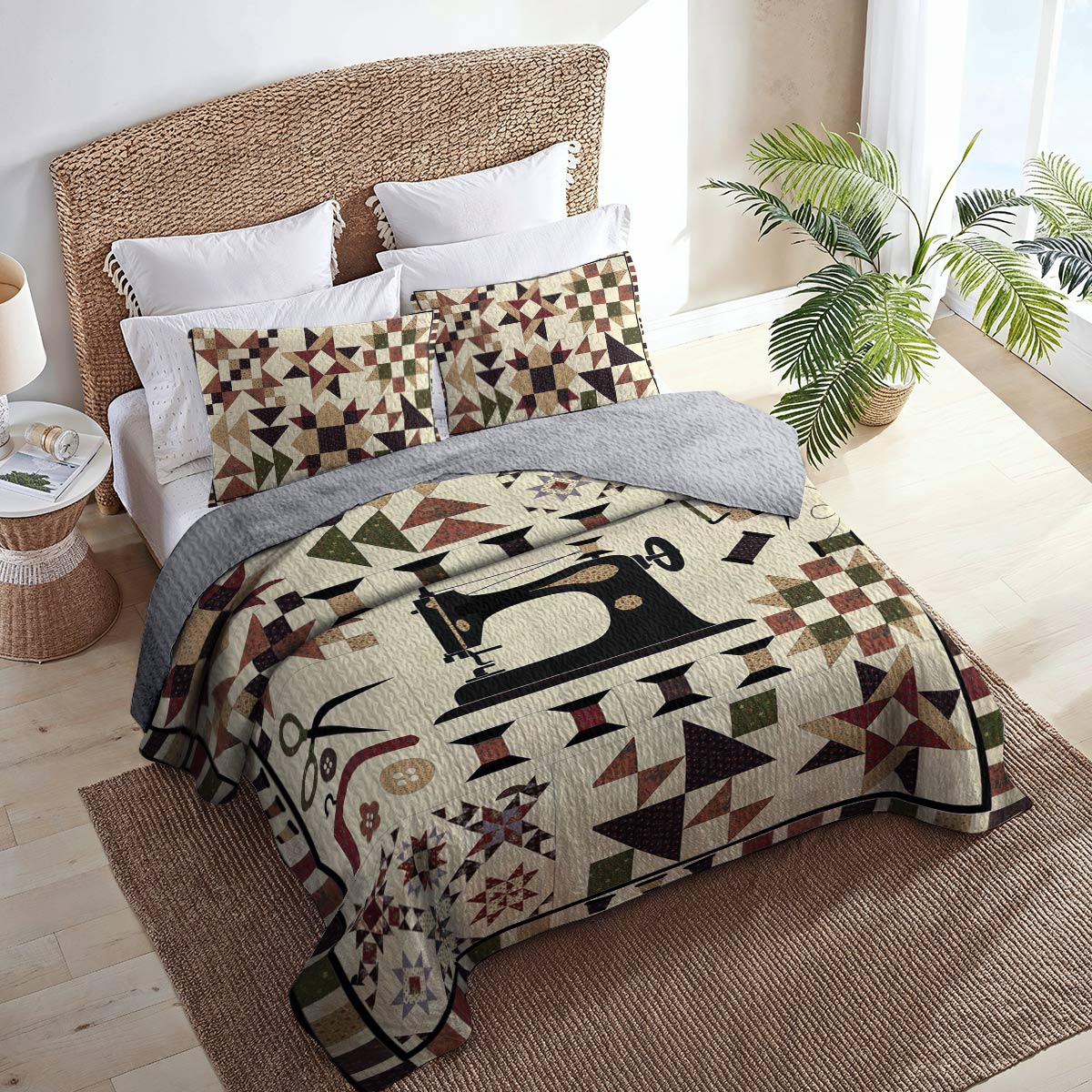 Shineful All Season Quilt 3-Piece Set Patchwork Passion