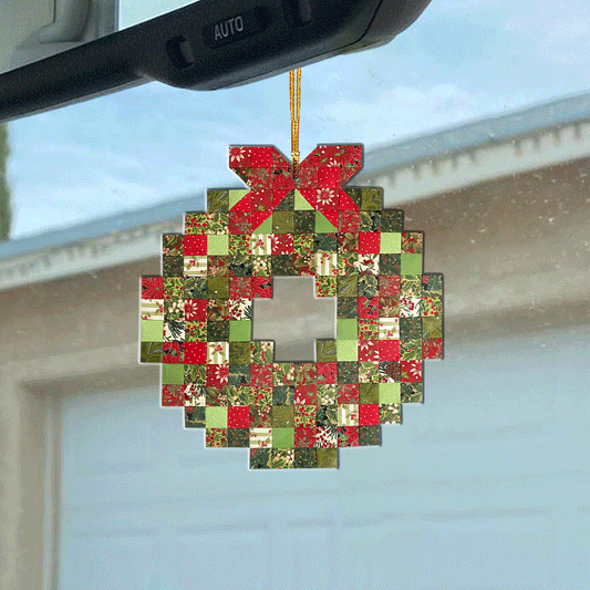 Quilting Wreath Ornament Shineful® Decoration Nk07