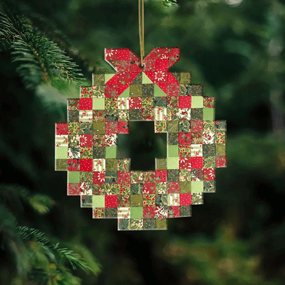 Quilting Wreath Ornament Shineful® Decoration Nk07