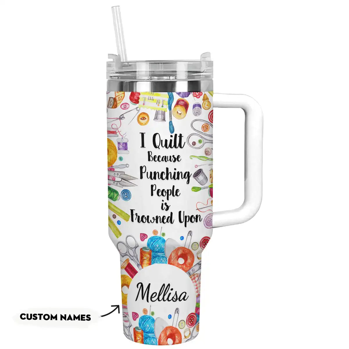 Shineful Tumbler Personalize Funny Quilt