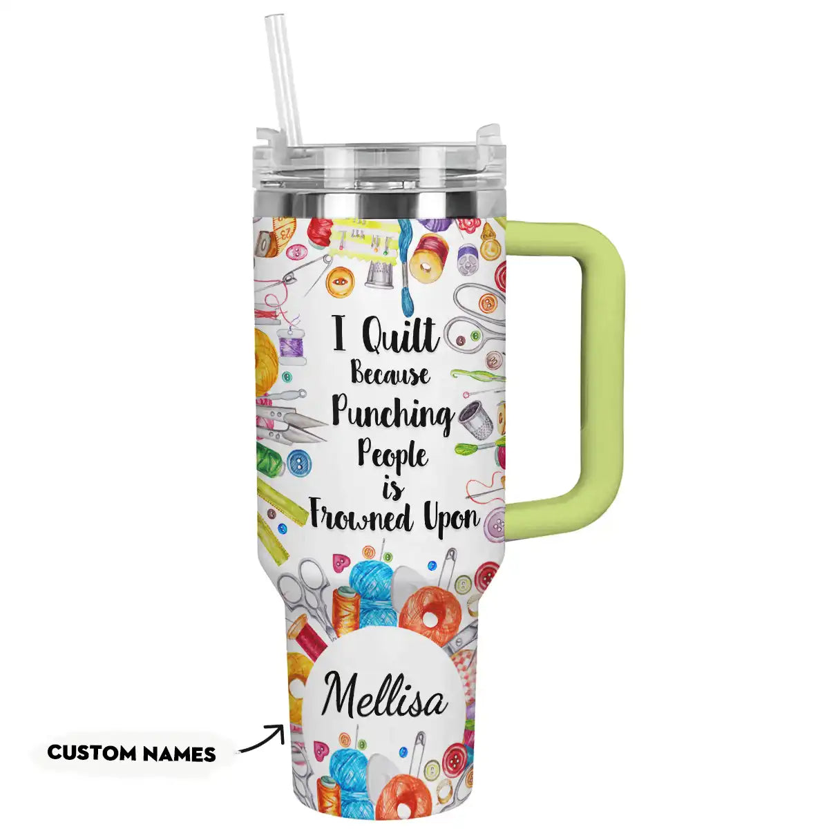 Shineful Tumbler Personalize Funny Quilt