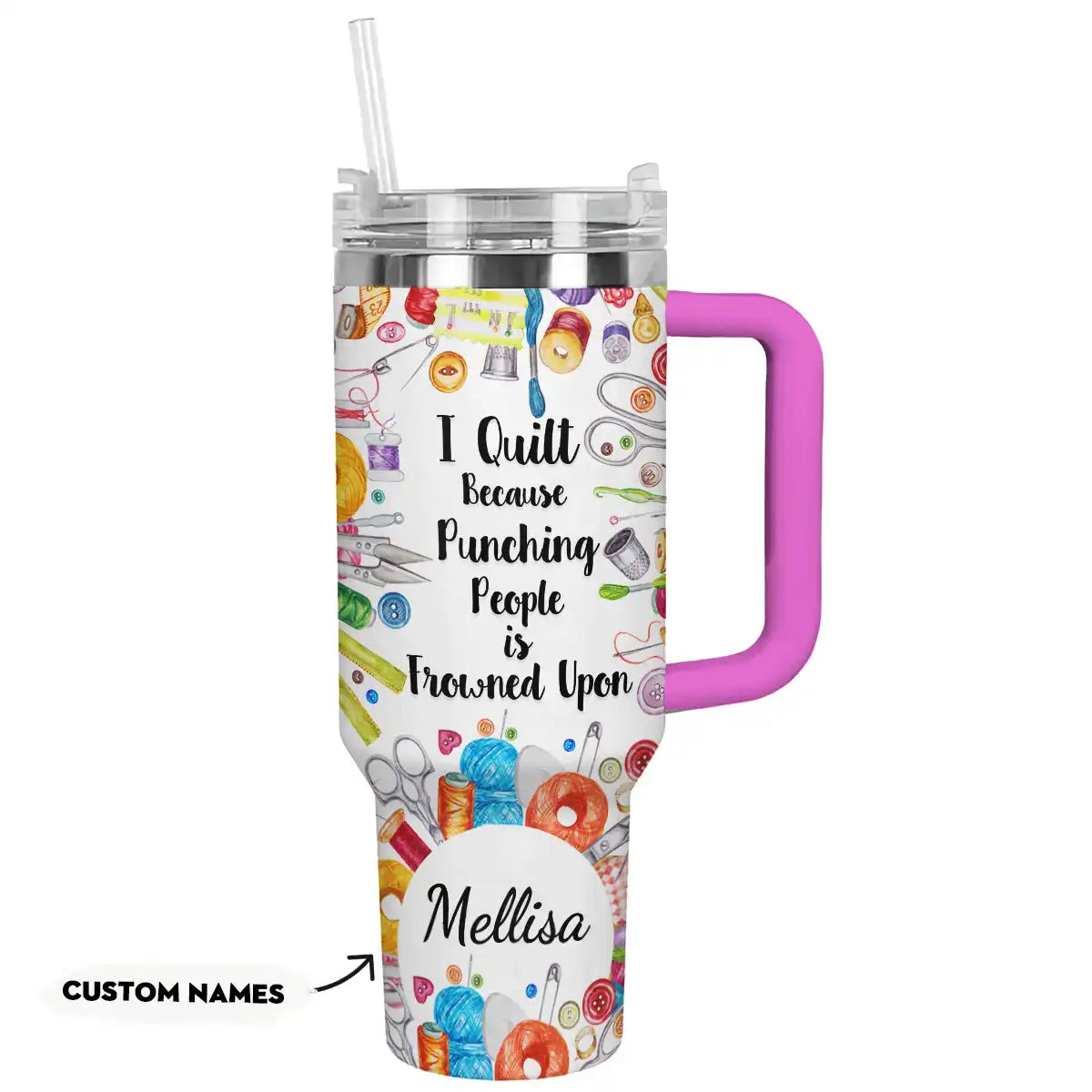 Shineful Tumbler Personalize Funny Quilt