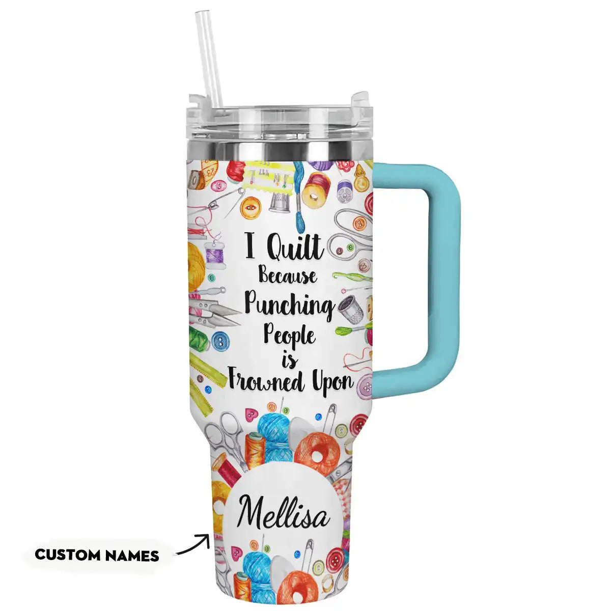 Shineful Tumbler Personalize Funny Quilt