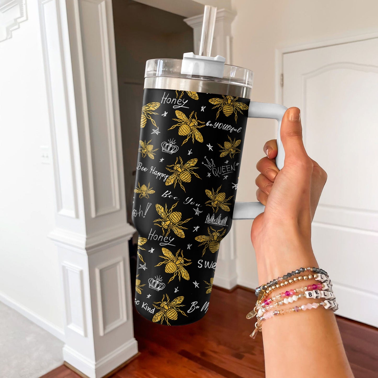 Shineful Tumbler Bee Happy Every Day