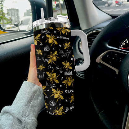 Shineful Tumbler Bee Happy Every Day