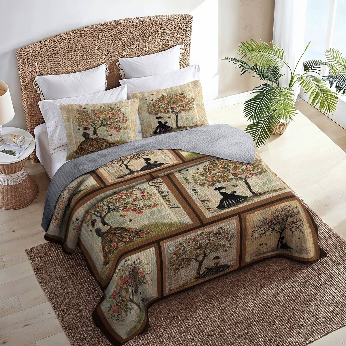 Shineful All Season Quilt 3-Piece Set Booktrovert