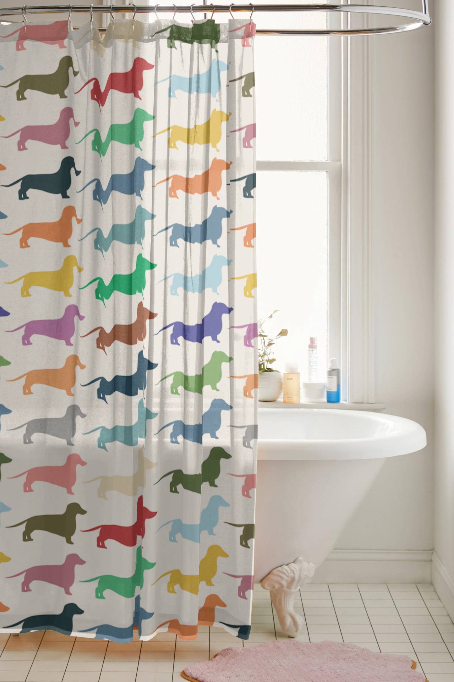 Shower Curtain My Palette Dachshund