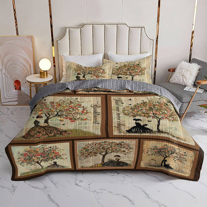 Shineful All Season Quilt 3-Piece Set Booktrovert