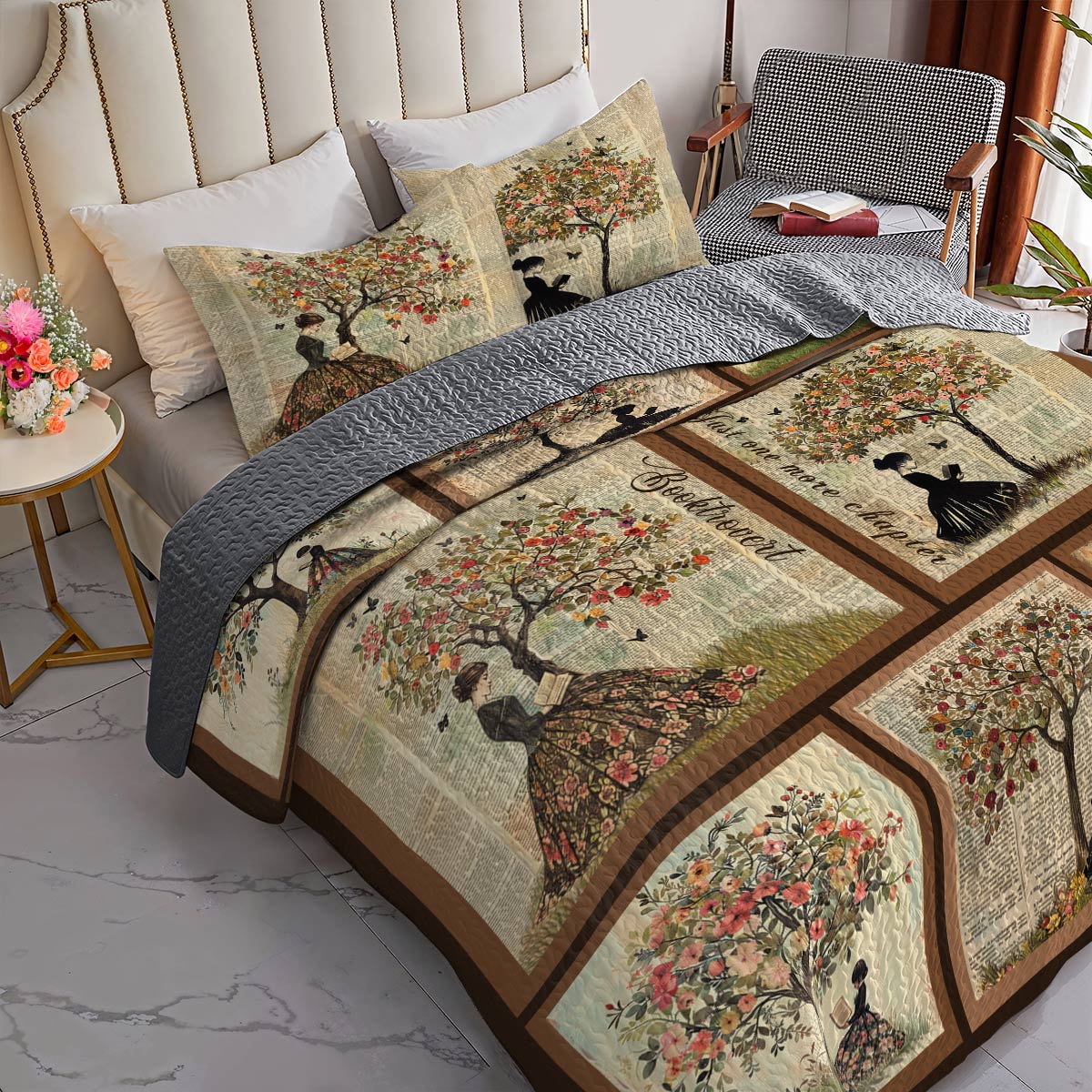 Shineful All Season Quilt 3-Piece Set Booktrovert