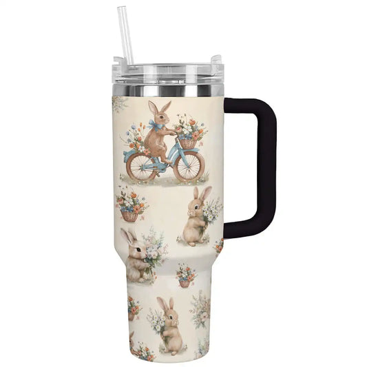 Shineful Tumbler Rabbit With Flower