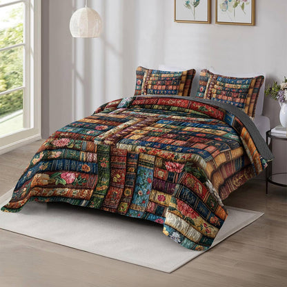 Shineful All Season Quilt 3-Piece Set Timeless Books