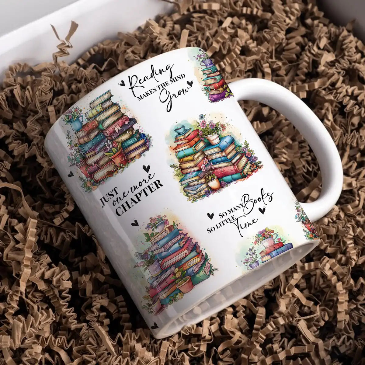 Shineful Ceramic Mug Reading Inspiration From Books