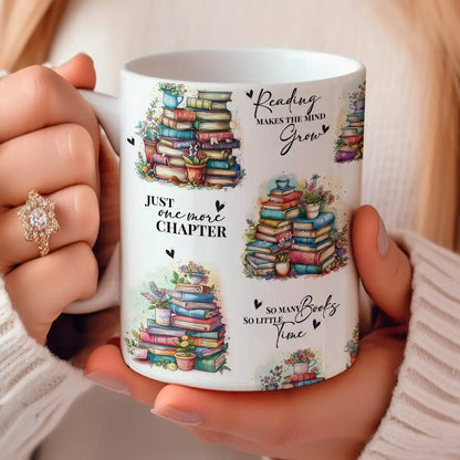 Shineful Ceramic Mug Reading Inspiration From Books