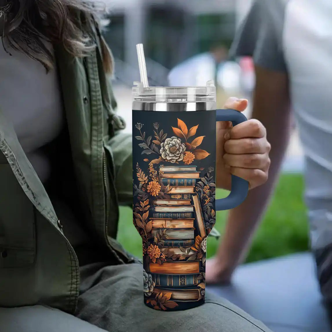 Shineful Tumbler Reading Magical Books