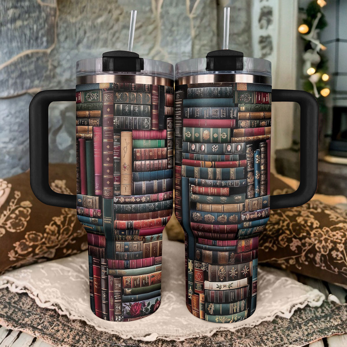 Shineful Tumbler Gorgeous Vintage Books