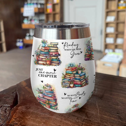 Shineful Wine Tumbler Reading Inspirastion From Books