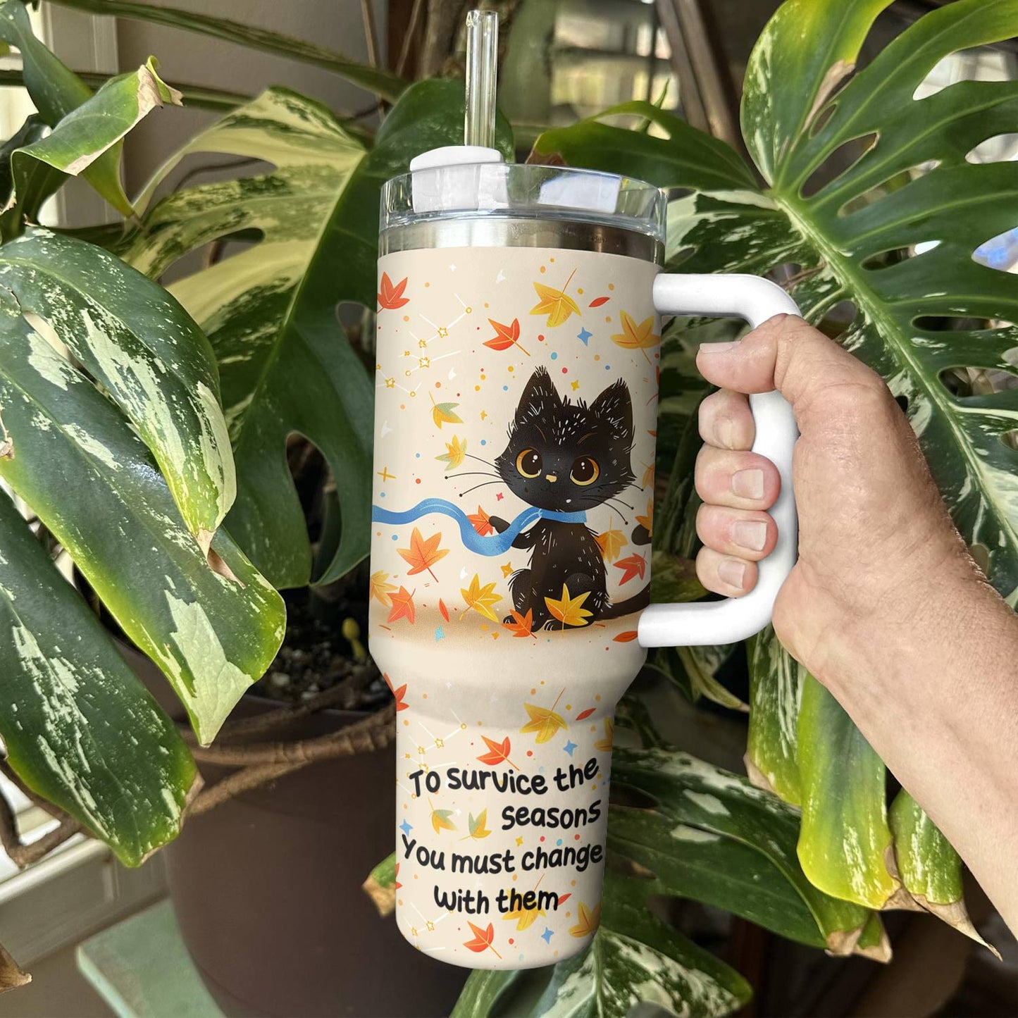 Shineful Tumbler Autumn Cat