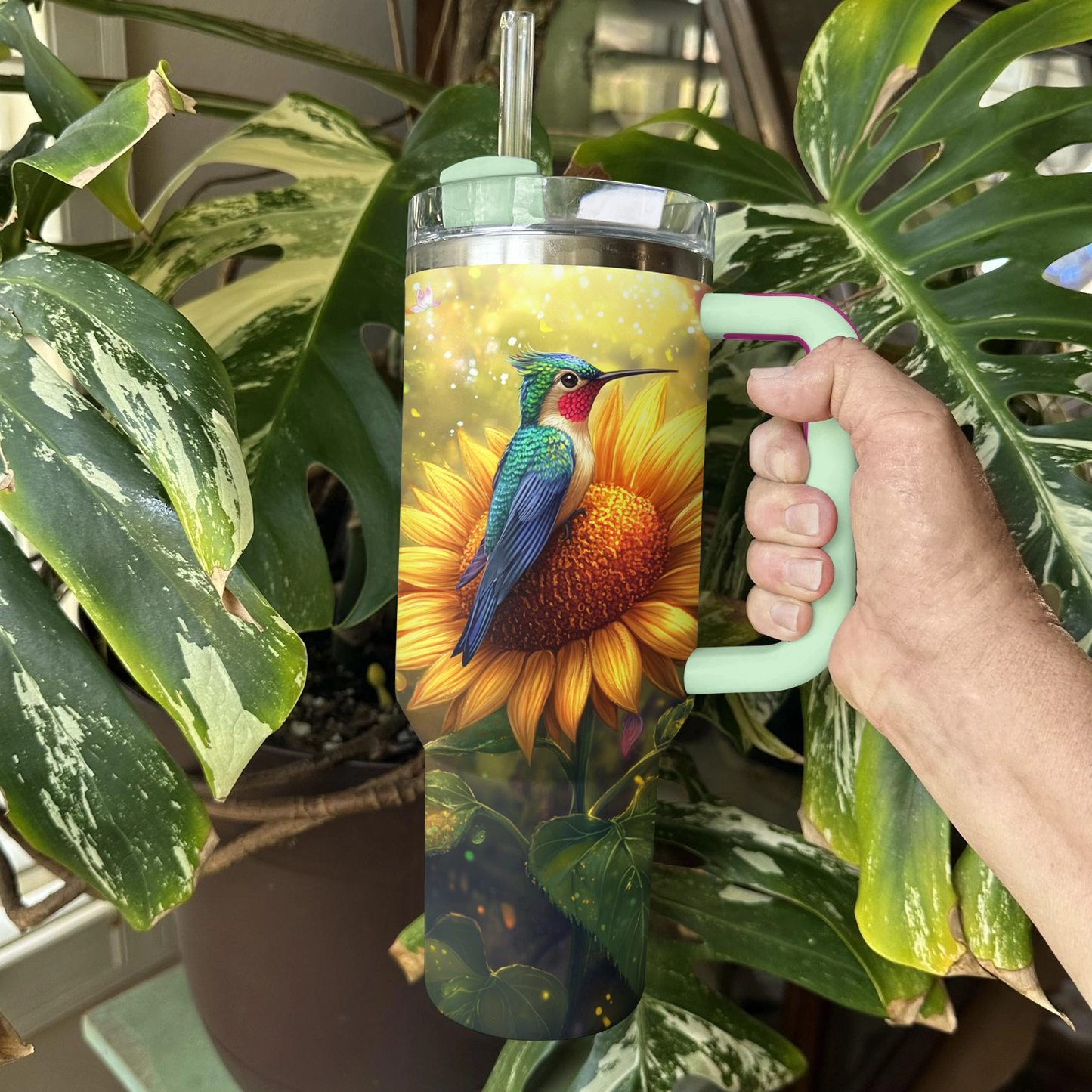 Shineful Tumbler Hummingbird Glow