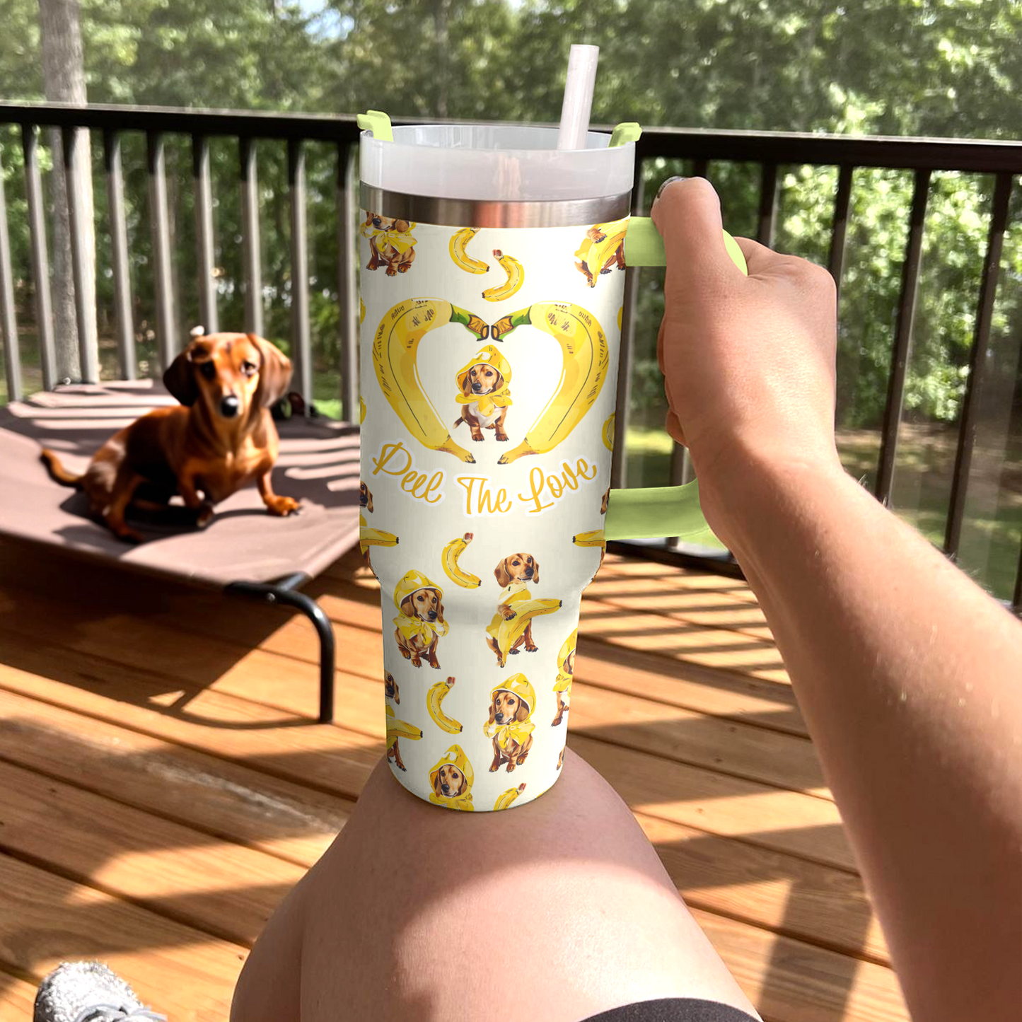 Shineful Tumbler Sweet Banananana Dachshund