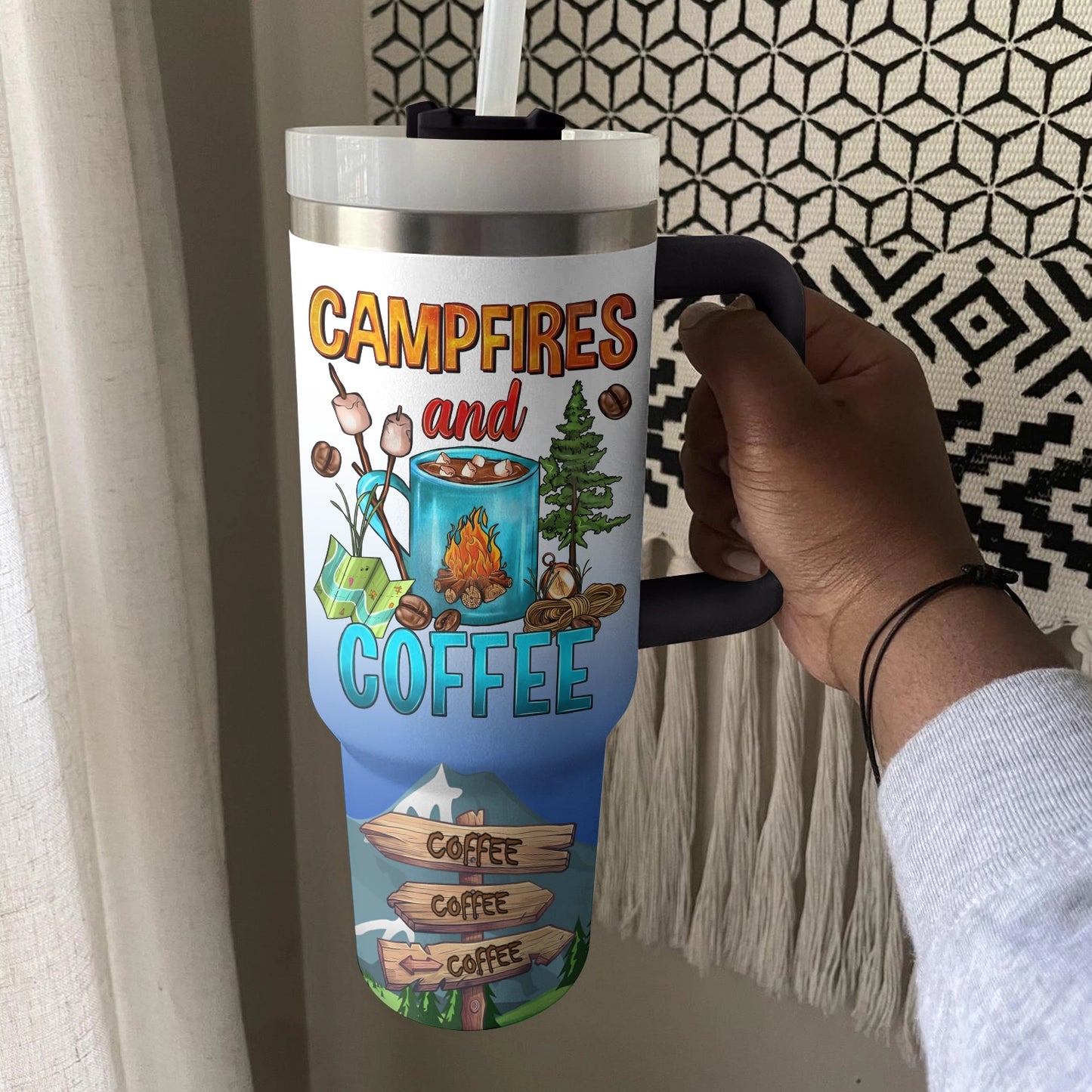 Shineful Tumbler Campfire Coffee Bliss