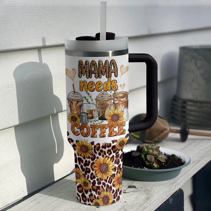 Shineful Tumbler Coffee Loving Mama