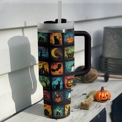 Shineful Tumbler Spooky Squares