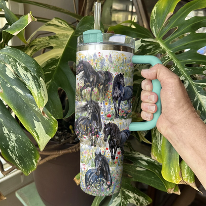 Shineful Tumbler Black Beauty Meadow