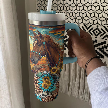 Shineful Tumbler Sunflower Sunset Ride