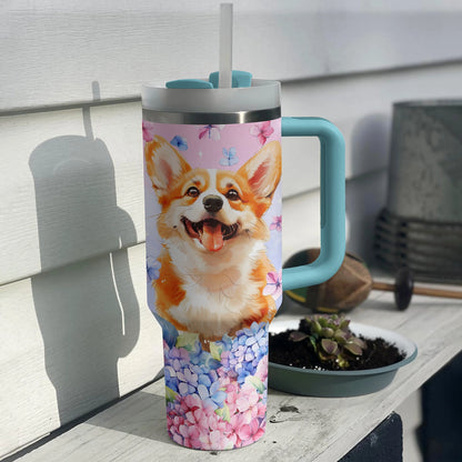 Shineful Tumbler Delight Hortensie Corgi