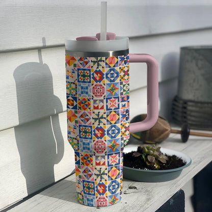 Shineful Tumbler Delight Bunte Quiltblöcke