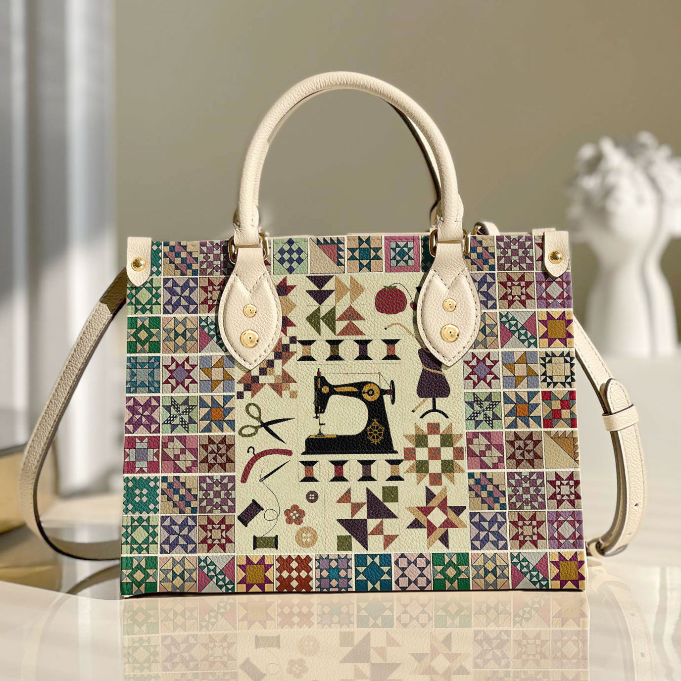 Shineful Leather Bag Classic Quilter's Dream