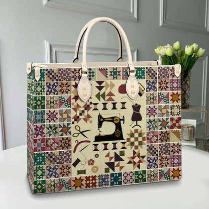 Sac en cuir brillant Classic Quilter's Dream