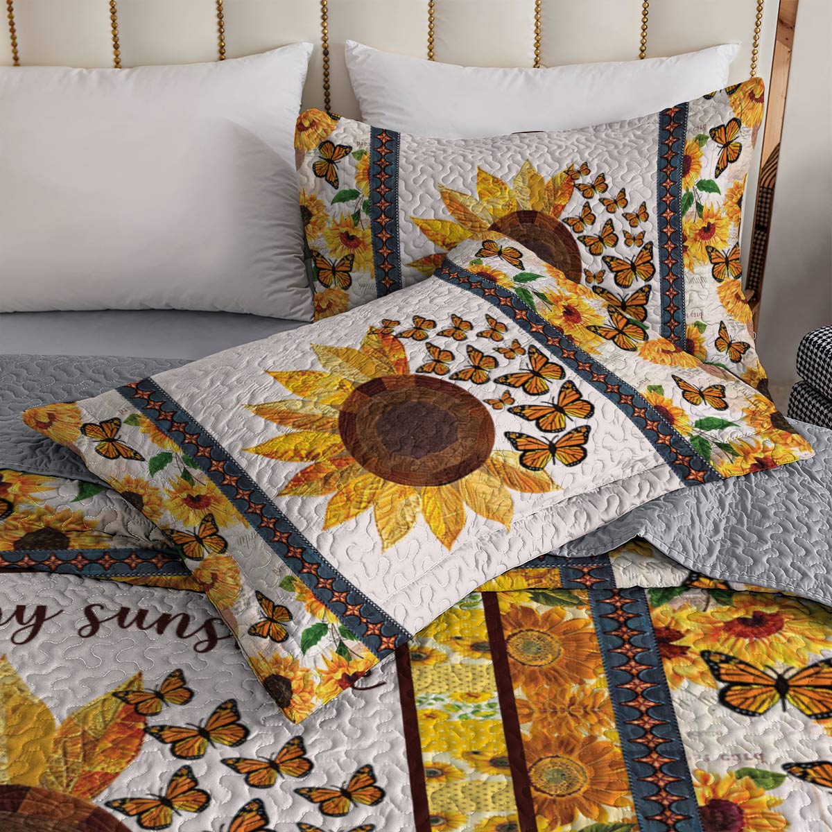 Shineful All Season Quilt 3-Piece Set Sunshine