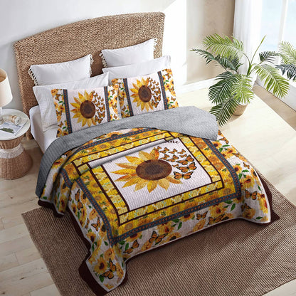 Shineful All Season Quilt 3-Piece Set Sunshine