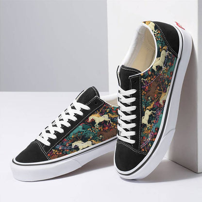 Shineful Sneakers Floral Horse