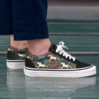 Shineful Sneakers Floral Horse