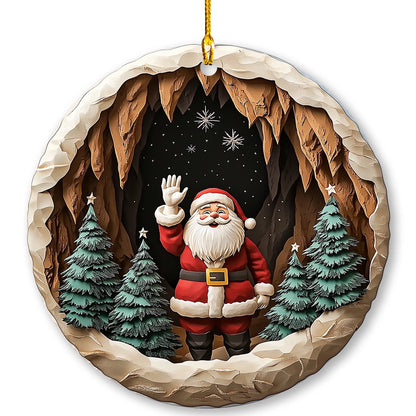 Shineful 2D Acrylic Ornament - Pack Discount Santa Claus and Holiday Cheer