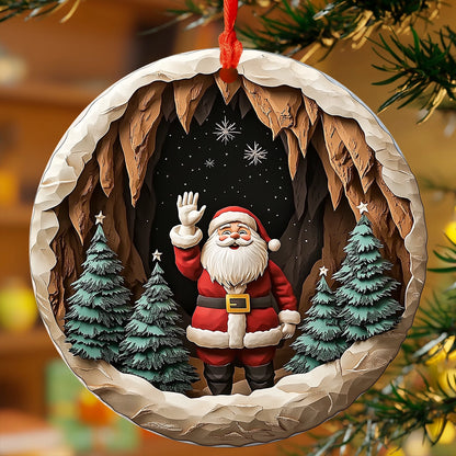 Shineful 2D Acrylic Ornament - Pack Discount Santa Claus and Holiday Cheer