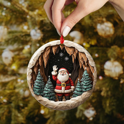 Shineful 2D Acrylic Ornament - Pack Discount Santa Claus and Holiday Cheer