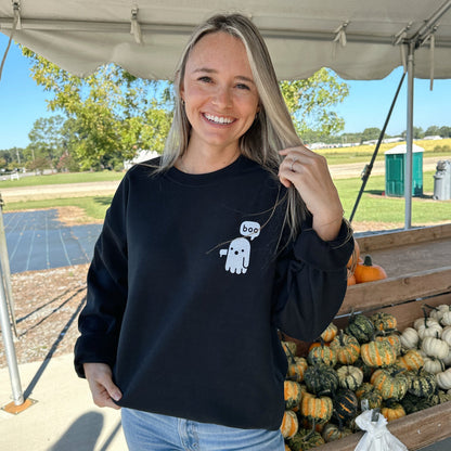 Shineful Sweatshirts Boo Ghost (Left Chest)