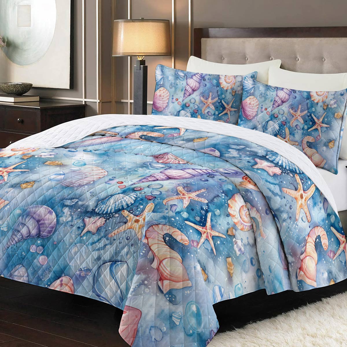 Shineful Quilt 3-Piece Set Ocean Bliss