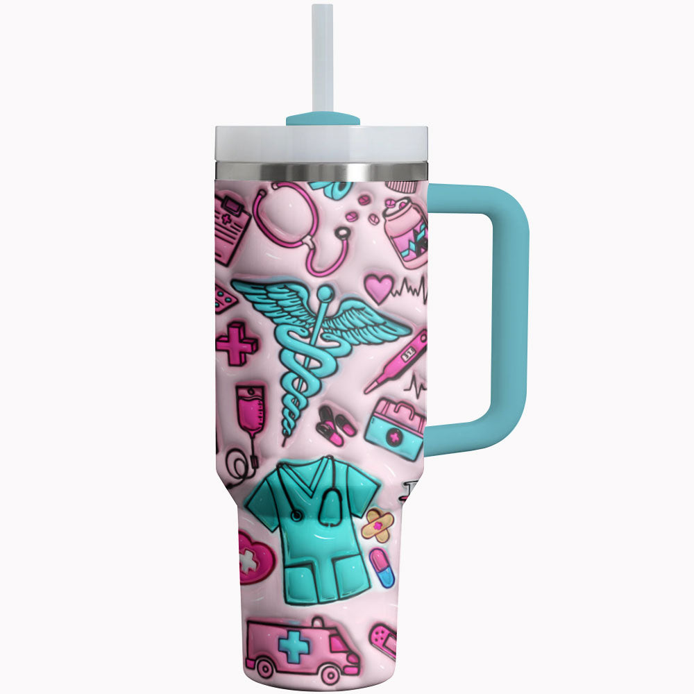 Nurse Shineful Tumbler Scrubs Sipper