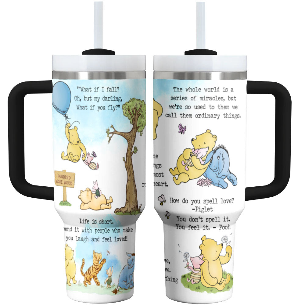 Classic Honey Bear Wisdom Shineful Tumbler