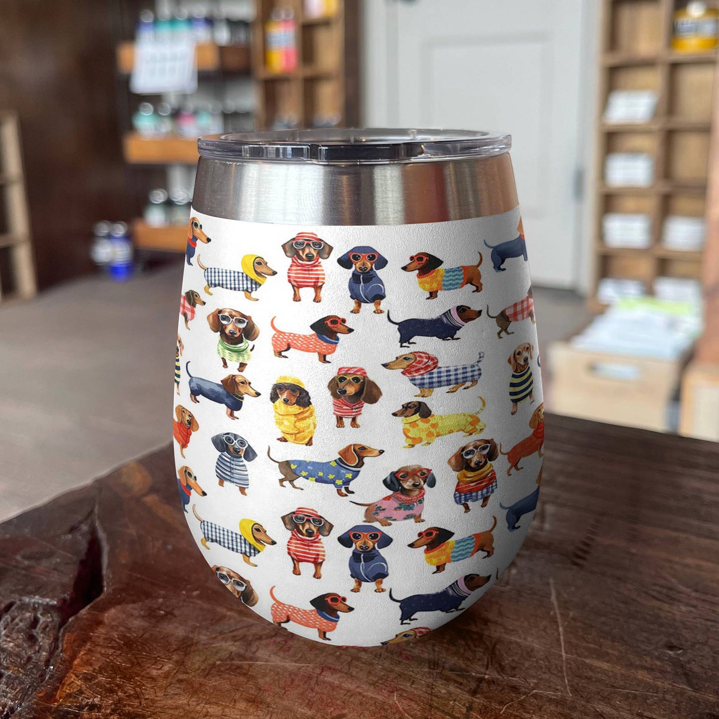 Shineful Wine Tumbler Fashion Dachshunds