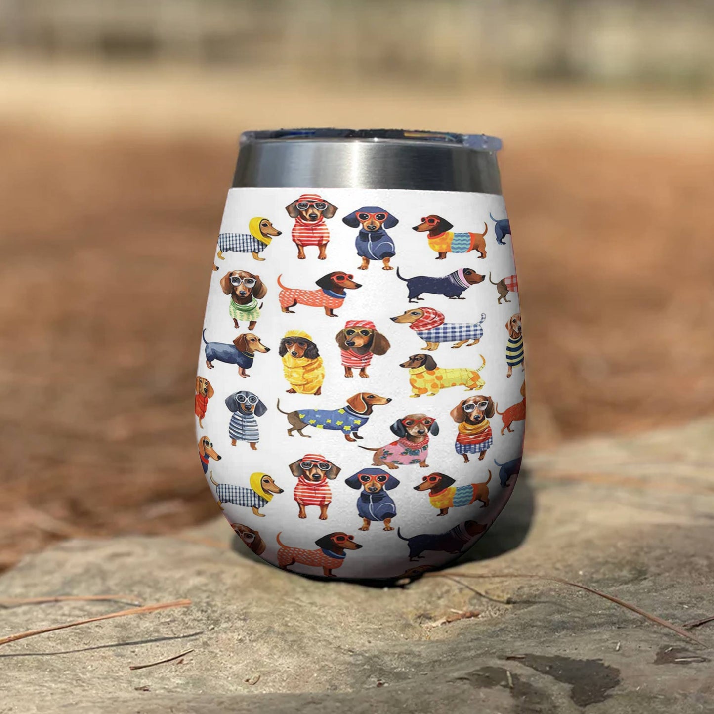 Shineful Wine Tumbler Fashion Dachshunds