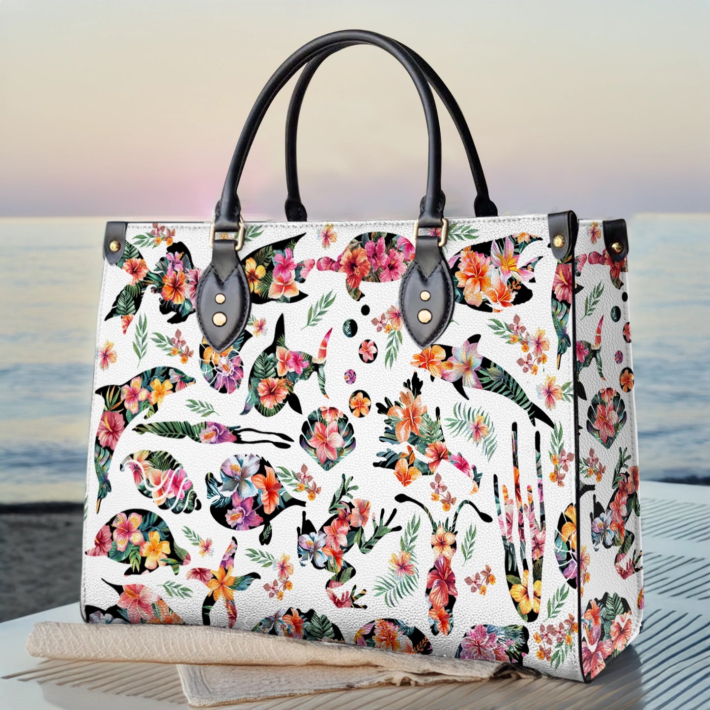 Shineful Leather Bag Sea Tropical Bliss