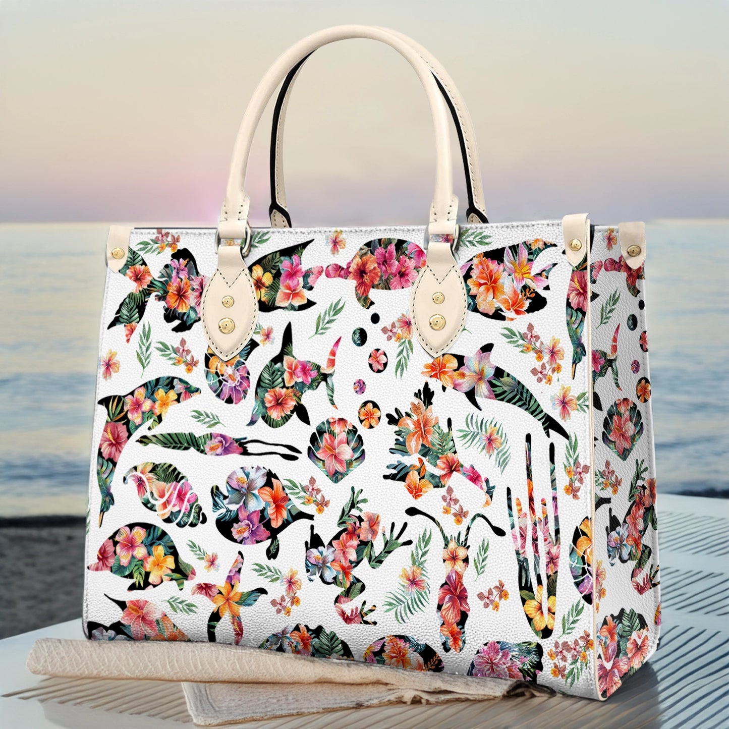 Shineful Leather Bag Sea Tropical Bliss