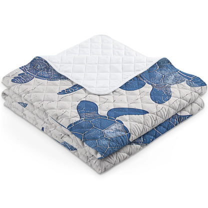 Shineful All Season Quilt 3-Piece Set Gentle Sea Turtle