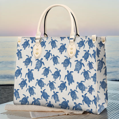 Shineful Leather Bag Gentle Sea Turtle