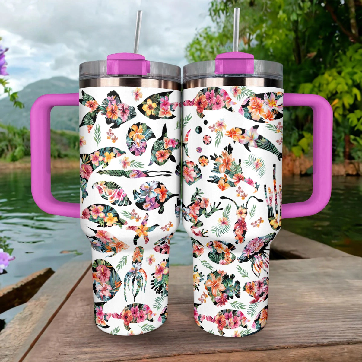 Shineful Tumbler Sea Tropical Bliss